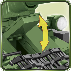 Cobi 2542 Russischer T34/85 2 in 1 Pad Printed (Historical Collection)