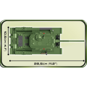 Cobi 2542 Russischer T34/85 2 in 1 Pad Printed (Historical Collection)
