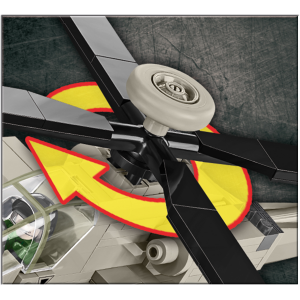 Cobi 5808 AH-64 APACHE Hubschrauber (Armed Forces - Planes)