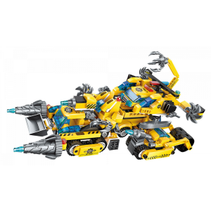 Qman 1408 The legend of chariot Baustellen-Fahrzeuge 8 in 1