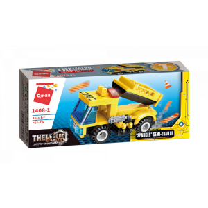 Qman 1408 The legend of chariot Baustellen-Fahrzeuge 8 in 1