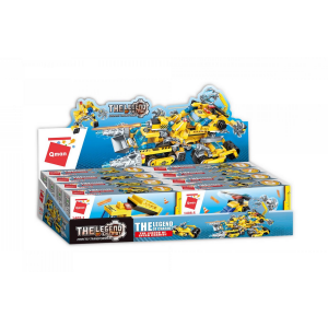 Qman 1408 The legend of chariot Baustellen-Fahrzeuge 8 in 1