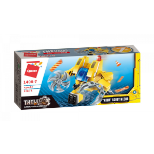 Qman 1408 The legend of chariot Baustellen-Fahrzeuge 8 in 1