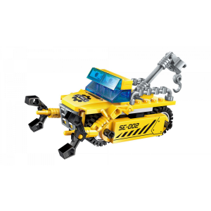 Qman 1408 The legend of chariot Baustellen-Fahrzeuge 8 in 1