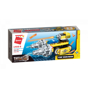 Qman 1408 The legend of chariot Baustellen-Fahrzeuge 8 in 1