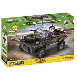 Cobi 2403 VW 166 Schwimmwagen Pad printed- no Stickers...