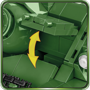 Cobi 2541 SU 100 Pad printed - no Stickers (Historical Collection, WWII)