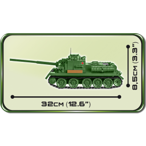 Cobi 2541 SU 100 Pad printed - no Stickers (Historical Collection, WWII)