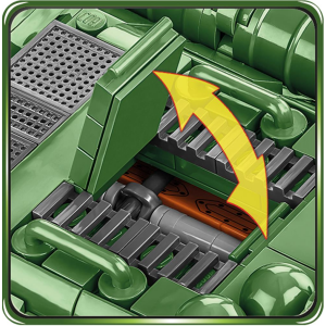 Cobi 2541 SU 100 Pad printed - no Stickers (Historical Collection, WWII)