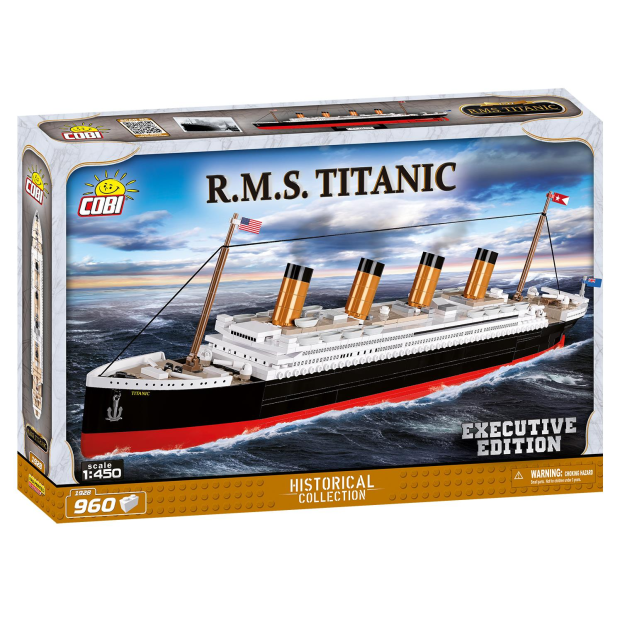Cobi 1928 Titanic Executive Edition Pad printed -no Stickers