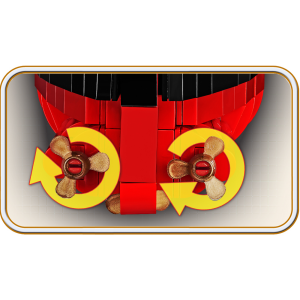 Cobi 1928 Titanic Executive Edition Pad printed -no Stickers