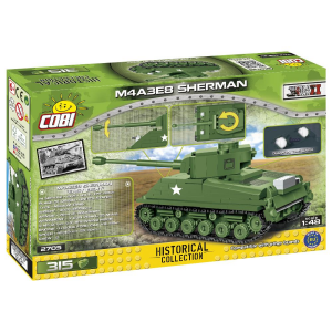 Cobi 2705 M4A3E8 Sherman Easy Eight 1:48 Pad Pinted- no...