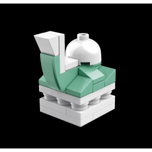 Keeppley 10128 Palast in verschneiter Winterlandschaft