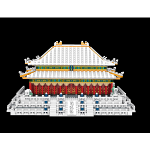 Keeppley 10128 Palast in verschneiter Winterlandschaft