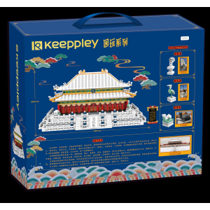 Keeppley 10128 Palast in verschneiter Winterlandschaft