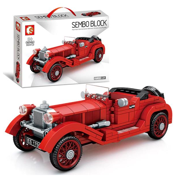 Sembo 607404 Classic Car Oldtimer rot