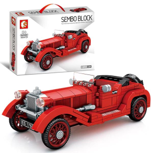 Sembo 607404 Classic Car Oldtimer rot