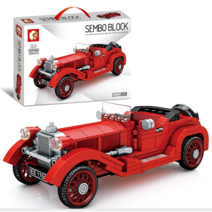 Sembo 607404 Classic Car Oldtimer rot