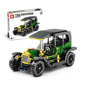 Sembo 8201 Classic Car Oldtimer grün Pull back