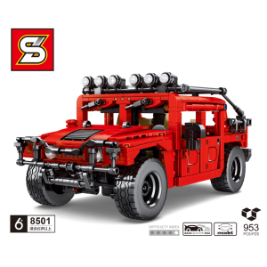 Sembo 8501 Geländewagen Humvee mit Pull Back Funktion