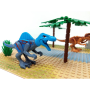 Modbrix Dino-Welt mit 2 Grundplatten und 4 Dinosauriern (84-teilig)