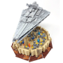 The Empire over Jedha City Diorama mit Sternenkreuzer