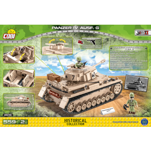 Cobi 2546 DAK Panzerkampfwagen IV Ausf.G DAK