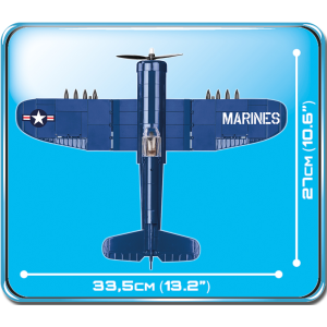 Cobi 2415 Vought AU-1 Corsair - Pad Printed -