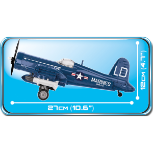 Cobi 2415 Vought AU-1 Corsair - Pad Printed -