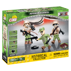 Cobi 2050 Africa Corps Soldaten-Figuren mit Zubehör...
