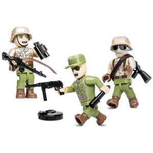 Cobi 2050 Africa Corps Soldaten-Figuren mit Zubehör...