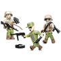 Cobi 2050 Africa Corps Soldaten-Figuren mit Zubehör (Historical Collection WWII)