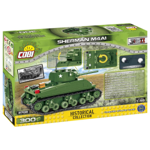 COBI 2708 Sherman M4A1  1:48 - pad printed -