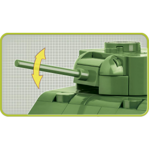 COBI 2708 Sherman M4A1  1:48 - pad printed -