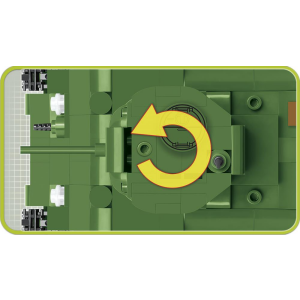 COBI 2708 Sherman M4A1  1:48 - pad printed -
