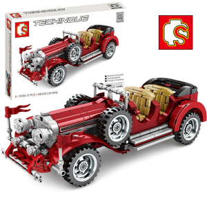 Sembo 701650 rotes Oldtimer Cabrio