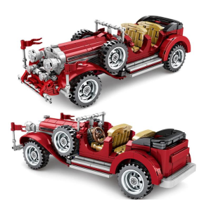 Sembo 701650 rotes Oldtimer Cabrio