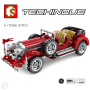 Sembo 701650 rotes Oldtimer Cabrio