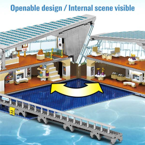 Sembo 601099 Singapore LV Flagship Store Street Scene inkl. LED-Beleuchtung