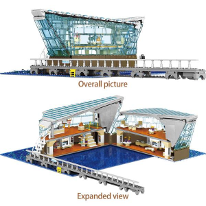 Sembo 601099 Singapore LV Flagship Store Street Scene inkl. LED-Beleuchtung