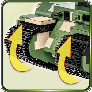 Cobi 2544 COBI 2544 British TOG II SHT Super Heavy Tank - Pad Printed-