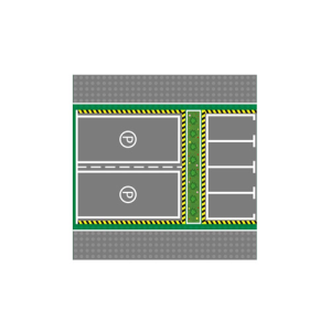 Wange 8815 Baseplate Parkplatz  32x32