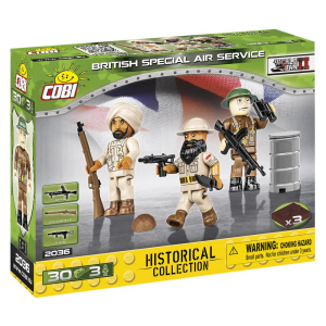 Cobi 2036  British Special Air Service Soldaten-Figuren...