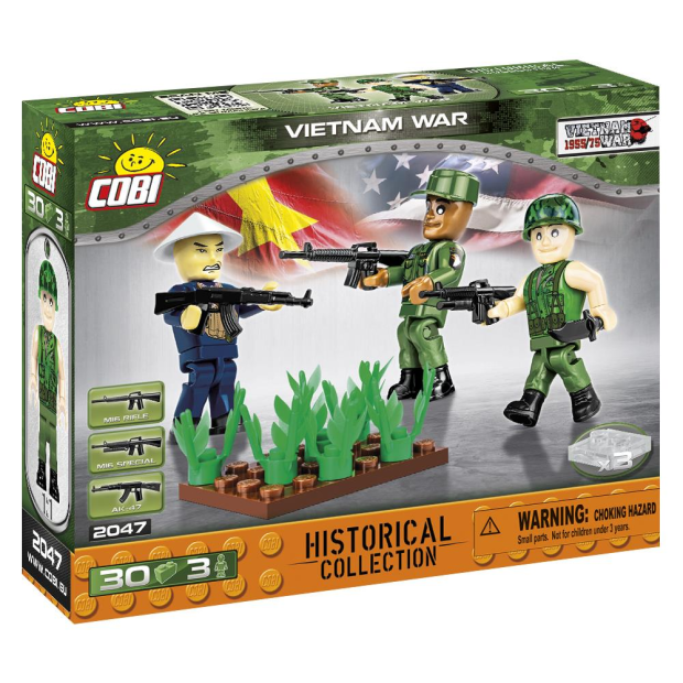 Cobi 2047 Vietnam War Soldaten-Figuren mit Zubehör (Historical Collection)