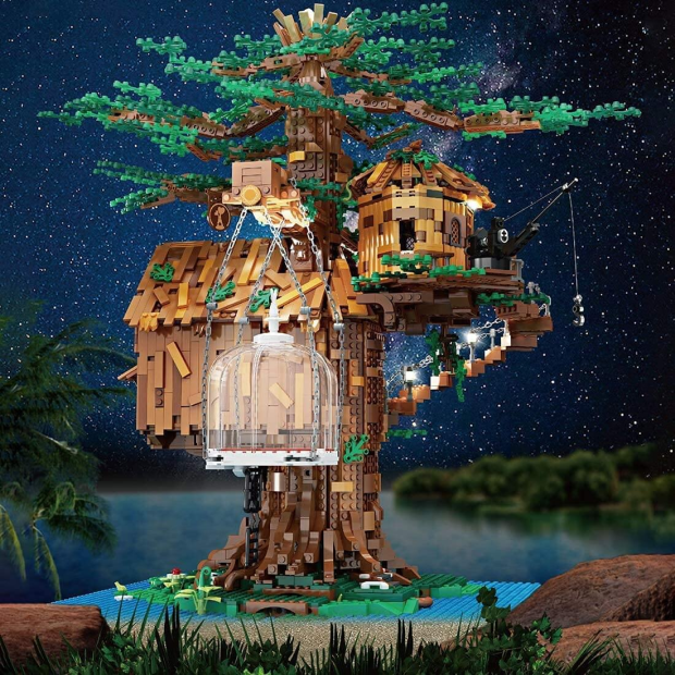 Mould King 16033 Treehouse Baumhaus mit Beleuchtung