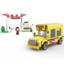 Linoos Peanuts LN8006 Schulbus mit Snoopy, Linus und Lucy