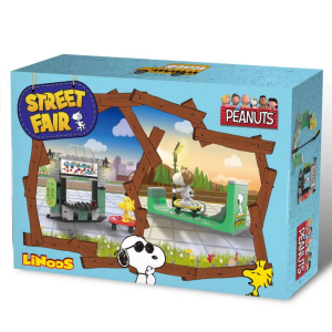 Linoos Peanuts LN8011 Skaterpark mit Snoopy und Woodstock