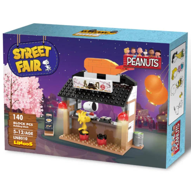 Linoos Peanuts LN8010 Sushi Imbiss mit Snoopy und Woodstock