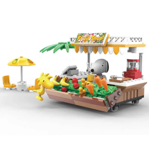 Linoos Peanuts LN8007 Frucht-Stand mit Snoopy und Woodstock