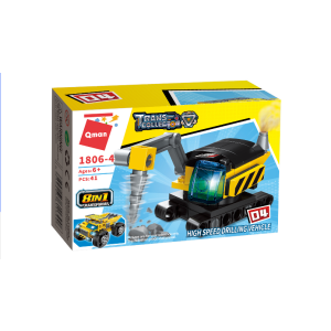 Qman 1806 Trans Collector Heavy Transporter: kleine Bau-Fahrzeuge 8 in 1